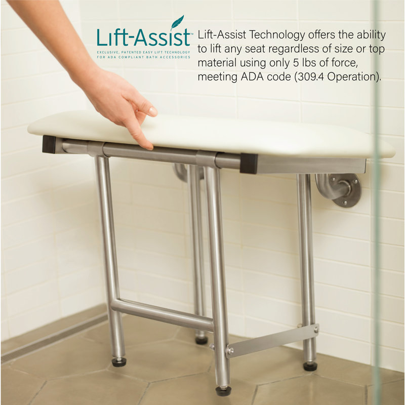 Seachrome Padded Bariatric Transfer Bench Seat with Legs Wayfair